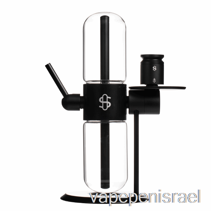 חד פעמי Vape Israel Stundenglass זכוכית כוח משיכה שחור